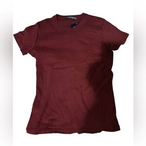 Brandy Melville Tshirt Maroon